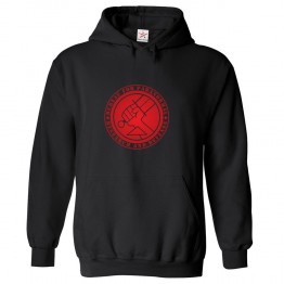 Bureau For Paranormal Research and Defense HellBoy Classic Unisex Kids and Adults Pullover Hoodie